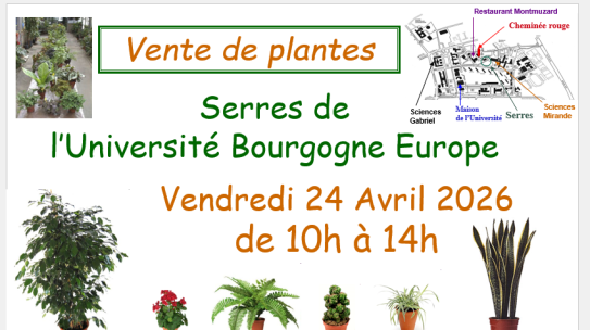 Vente de plantes – vendredi 24 avril 2026 10h00-14h00