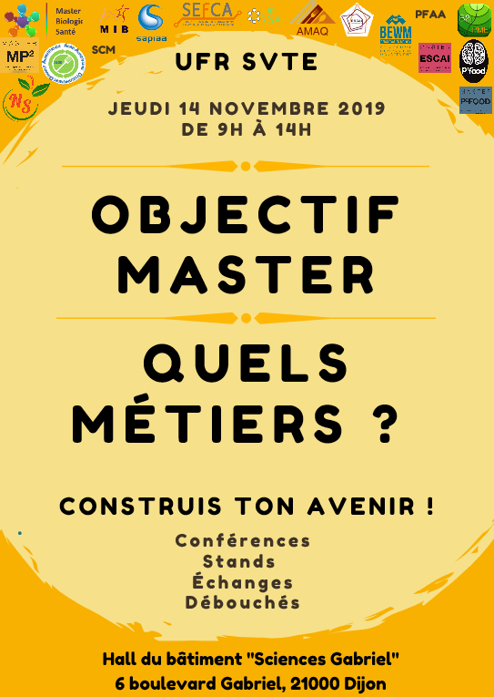 Journée des masters affiche 2019